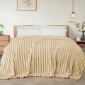 Exclusivo Mezcla Striped Queen Size Fleece Blanket by ExclusivoMezcla