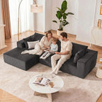 108” Modular Sectional Sofa, Cloud Sectional Couch - Image 2