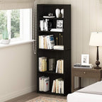 Furinno JAYA Book Shelf, 5-Tier Bookshelf, Bookcase - Image 2