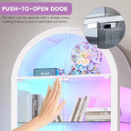 Gurexl 5-Tier Arched Display Cabinet - - Image 7