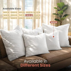 Utopia Bedding 18x18 Pillow Inserts, 2 Pack | Indoor cushion inserts - Image 6