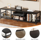 VECELO TV Stand with Power Outlets - Image 6