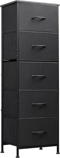 WLIVE Fabric Dresser, 5-Drawer Tall Dresser by WLIVE
