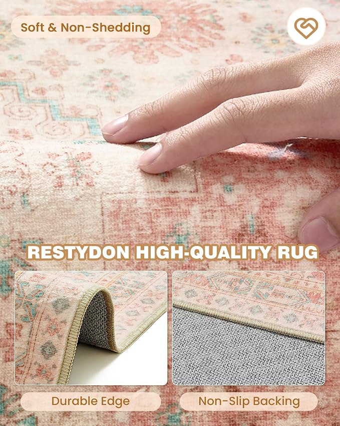 Hallway Runner Rug 2x12 Extra Long Washable Runner, Non Slip Runner - Image 7