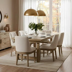 RIVOVA Modern Dining Chairs Set of 6, Comfortable Dining Room Chairs by RIVOVA