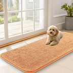 OLANLY Dog Door Mat for Muddy Paws 47x20, Super Absorbent Chenille Mud Mat | by OLANLY