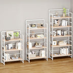 No Assembly Folding Bookshelf, 5 Tiers Collapsible Book Shelf - Image 5