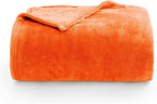 BEDELITE Fleece Blanket Soft Fall Twin Size Blanket Orange 60"x80" | Ultra Soft - Image 8