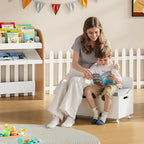 ONBRILL Kids Bookshelf and Toy Storage Organizer - Image 5