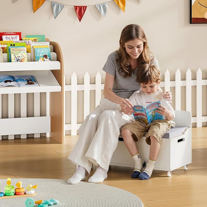 ONBRILL Kids Bookshelf and Toy Storage Organizer - Image 5