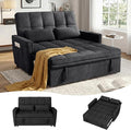 54'' Sleeper Sofa Bed, Convertible Pull Out Couch Futon by tiramisubest