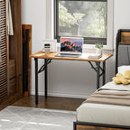 TEMI Small Computer Desk Folding Table - Image 9