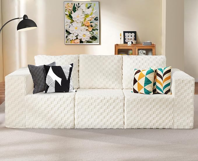 Modular Sectional Sofa 3-Seater Modular Couch by YourHomeDeservesMore