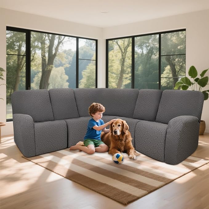 100% Waterproof Sectional Recliner Couch Covers - Image 2