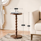Small Side Table, Rubberwood‌ Drink Table - Image 3