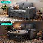 LINSY HOME Sectional Sleeper Sofa Pull Out Couches - Image 4