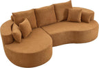 106'' Sectional Curved Sofa Sponge Couch - Image 6