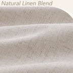 100% Blackout Curtains 90 Inch Length 2 Panels Set - Image 3