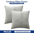 MIULEE Silver Grey Decorative Throw Pillow Covers - Image 6