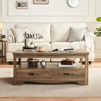 LINSY HOME Farmhouse Coffee Table - Image 8