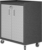 Manhattan Comfort Fortress Collection Modern Designed Mobile Storage Garage - Image 5