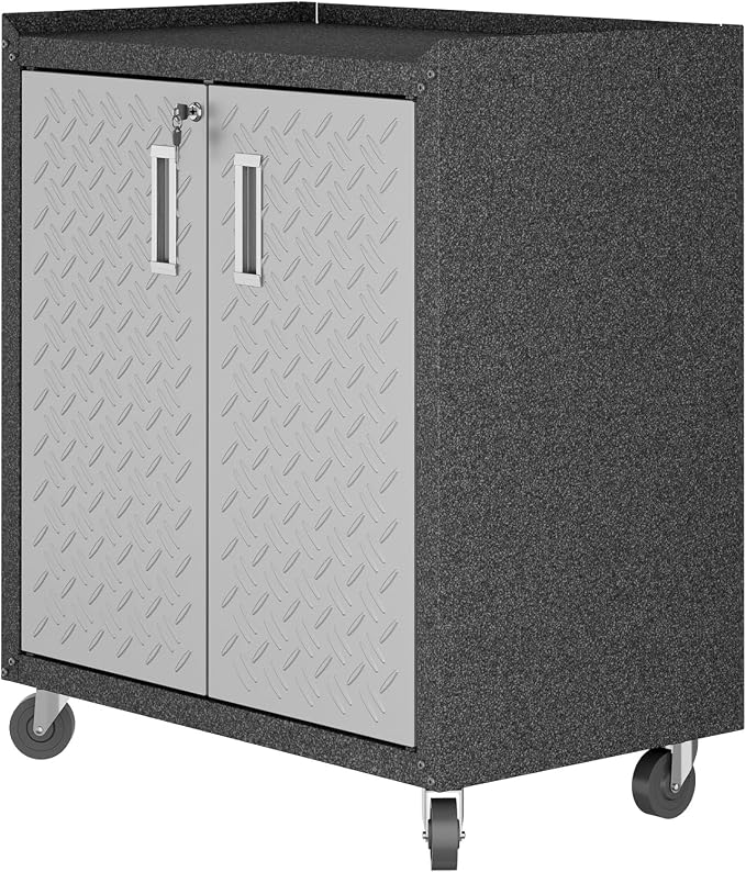 Manhattan Comfort Fortress Collection Modern Designed Mobile Storage Garage - Image 5