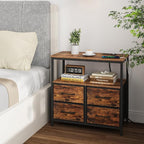 TUTOTAK Large Night Stand with Charging Station, Nightstand with USB and Type-C - Image 9