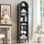 IFGET 71" Tall Arched Bookshelf, 8 Tiers Arch Bookcase by IFGETEnrichYourLivingSpace