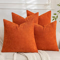Set of 4 Soft Textured Decorative Throw Pillow Covers 26x26 Inch Cozy Farmhouse by Cozoomy