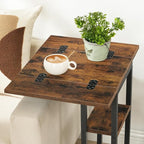 HOOBRO Foldable C Shaped End Table, C Shaped Side Table - Image 8
