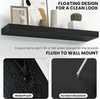 Fun Memories 36 Inch Floating Shelves Wall-Mounted, Rustic Wood Shelf - Image 4
