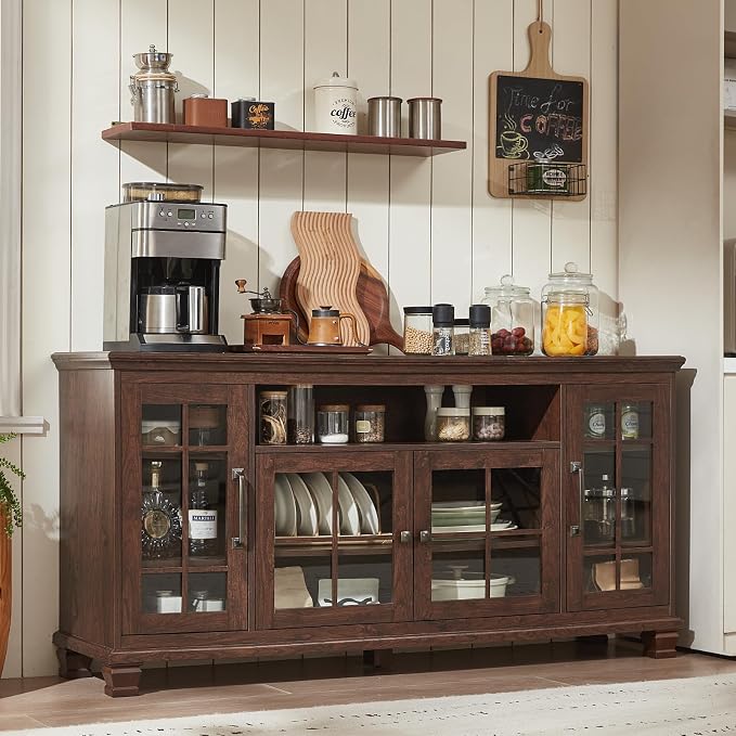 SAVOR LIFE Large Sideboard Buffet Cabinet - Image 8