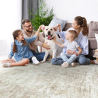 Aelenmu 10x14 Area Rugs for Living Room Dining Room Washable Beige | Soft - Image 7