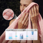 Bedsure 100% Cotton Muslin Throw Blanket Twin XL - Image 3