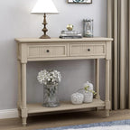 Merax Wood Sofa Table Console Table, Entryway Table Traditional Design - Image 5