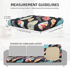 8PCS Patio Cushion Covers.Patio Furniture Couch SeatSlipcovers | Washable - Image 2
