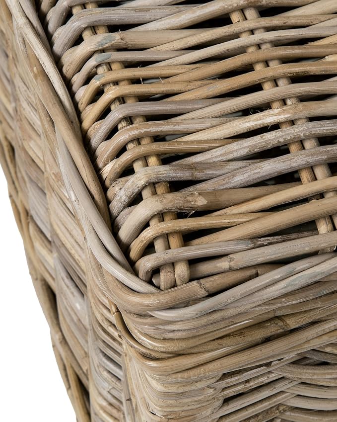 East at Main Woven Rattan Storage Coffee Table - Image 6