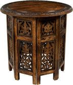 Solid Wood Accent End Table by COTTONCRAFT