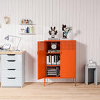 Washsemba 2 Mesh Door Metal Cabinet - Image 5