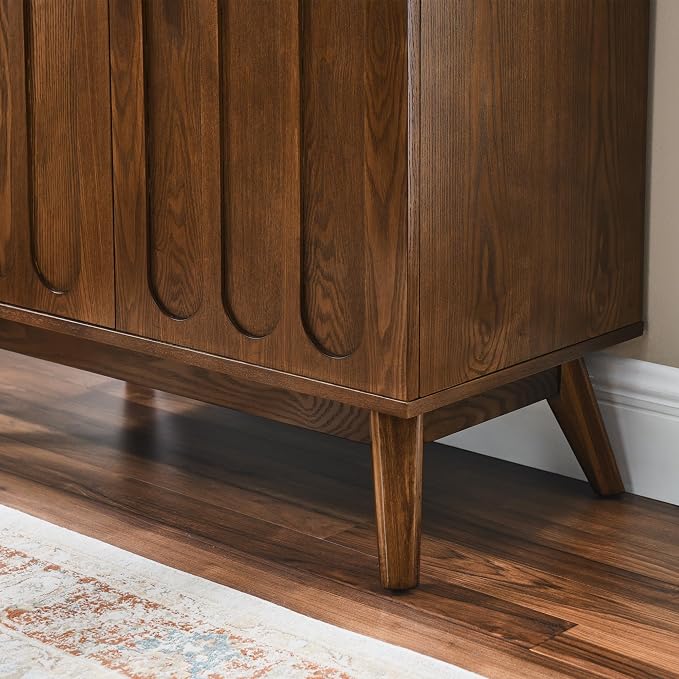 LKTART Sideboard Buffet, Mid Century Modern Storage Cabinet - Image 7