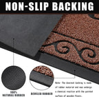 Yimobra Welcome Mats for Front Door 36x24, Heavy Duty Waterproof Outdoor Door - Image 3