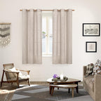 YoungsTex Natural Linen Curtains 42 X 63 Inch Long - Image 2