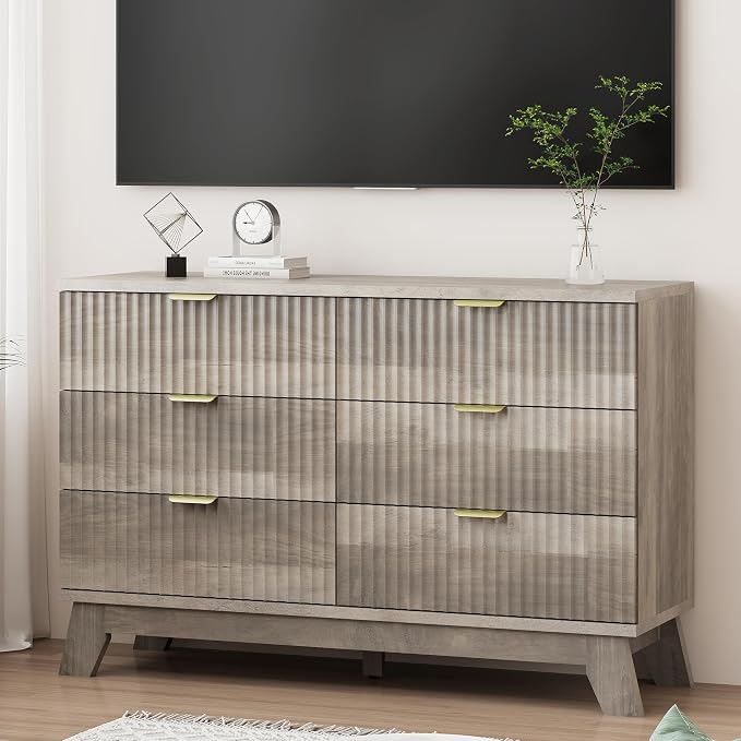 Xixini Fluted Dresser for Bedroom - Image 7