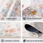 Washable 2'6" x 10' Runners for Hallways, Non Slip Long Floor Runner for Kitchen - Image 5