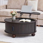Round Lift Top Coffee Table - Image 6