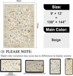 DUKINO 9x12 Area Rug for Living Room, Washable Animal Rug Non Slip, Non-Shedding - Image 2
