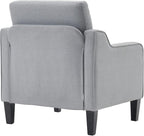 VINGLI Modern Accent Chairs Set of 2, Upholstered Sofa Chair Reading Chair - Image 8