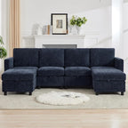 WUTUTUEE 25'' Square Storage Ottoman Module - Image 7