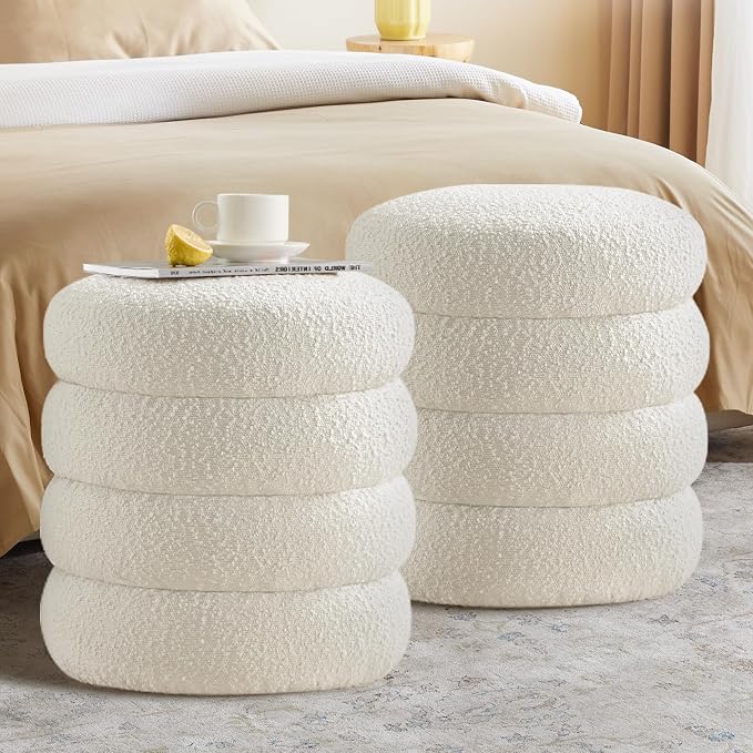 Busaurus Round Ottoman with Storage by BUSAURUS