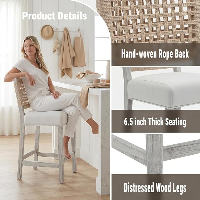 27" Countryside Counter Height Bar Stools - Image 5